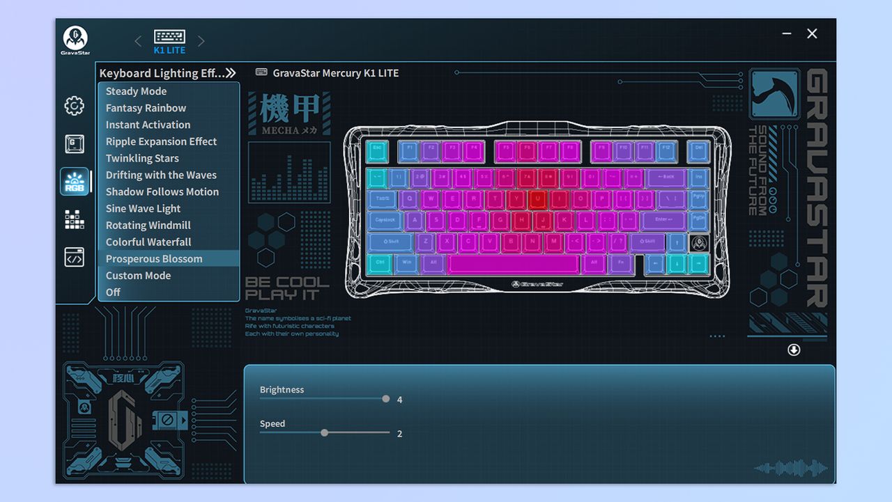 GravaStar Mechanical software