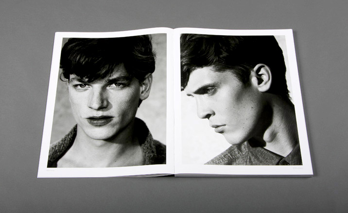 ﻿A spread titled 'Some Good Men' in the J. Lindeberg's book, photographed by J﻿örgeb Ringstrand, illustrated by David Agbodji