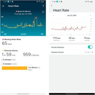 Heart Rate Fitbit Wyze