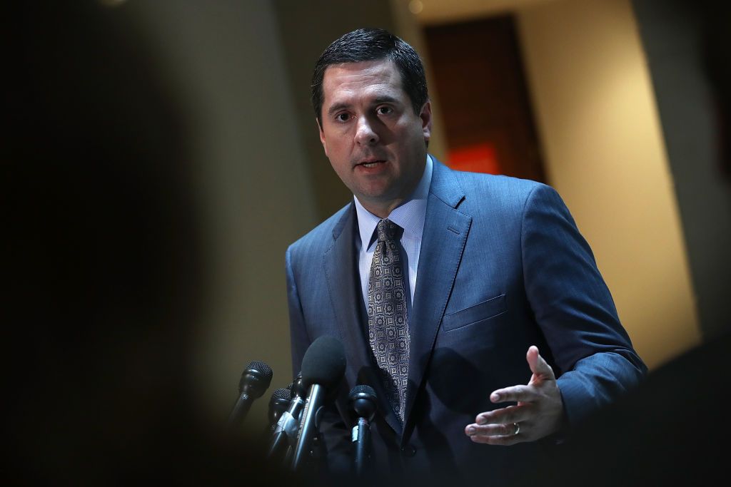 Rep. Devin Nunes speaks at the U.S. Capitol