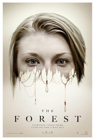 Horrifying symbolism takes over the poster for 'The Forest'
