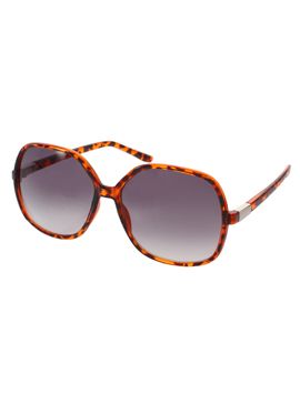 ASOS oversized '70s tortoise sunglasses, £12