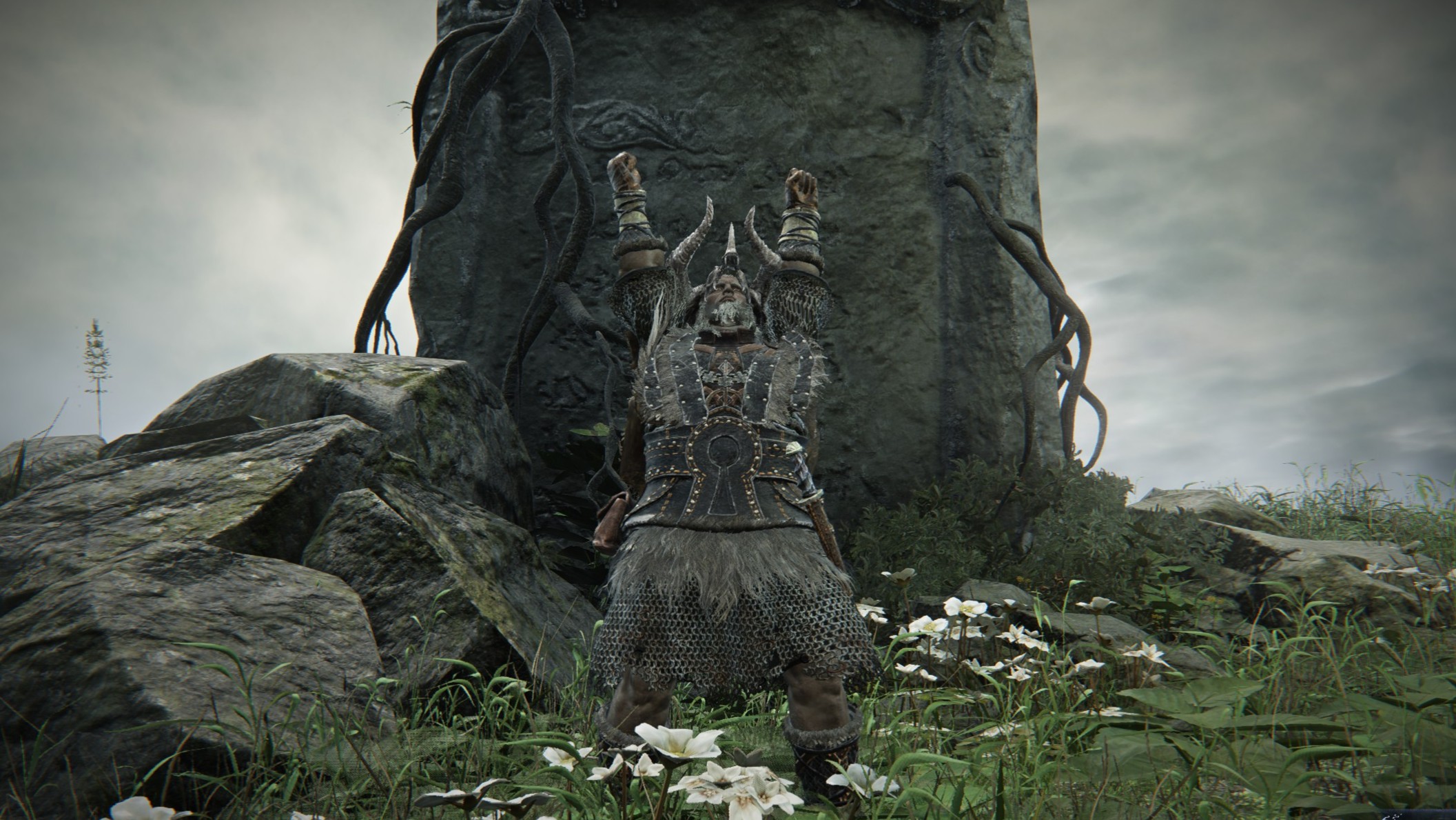 Elden Ring Nightreign Raider build - Enjoying a rock