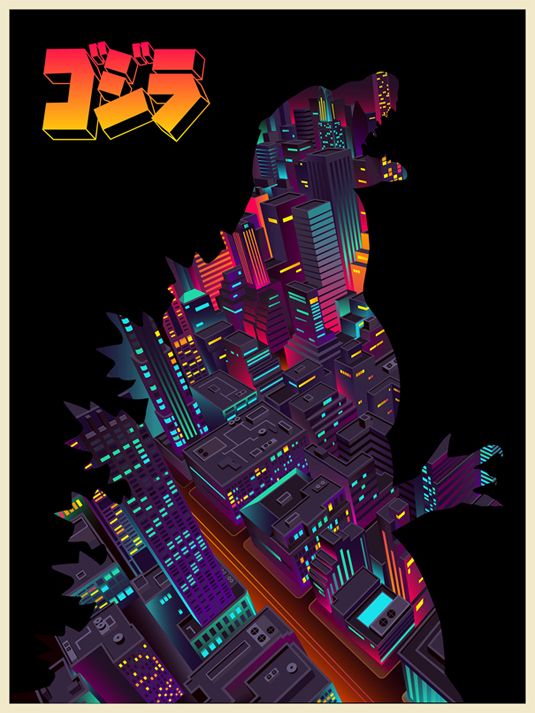 5 monstrous design tributes to Godzilla | Creative Bloq