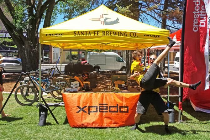 Celebrating our awesome new pop-up tent