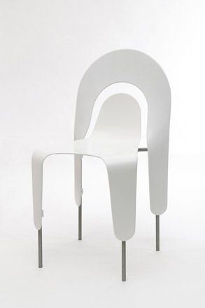 Stackable chair in White colour