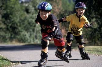 Roller skating kids