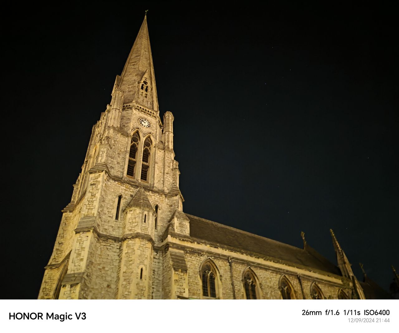 A photo captured on the Honor Magic V3