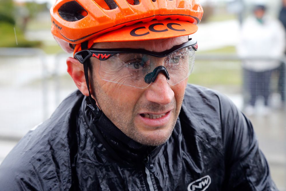 Davide Rebellin started the day in the race lead.