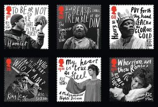 Handwritten Royal Mail stamps by Marion Deuchars