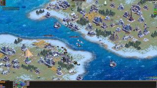 Rise of Nations has cross-network play between Windows 10 UWP and Valve's Steam platform.