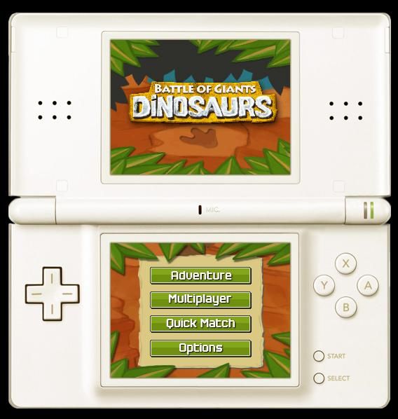 nintendo ds battle of giants dinosaurs