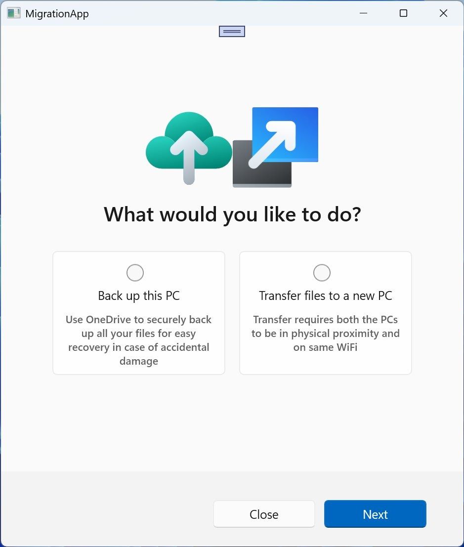 Windows 11 Migration images