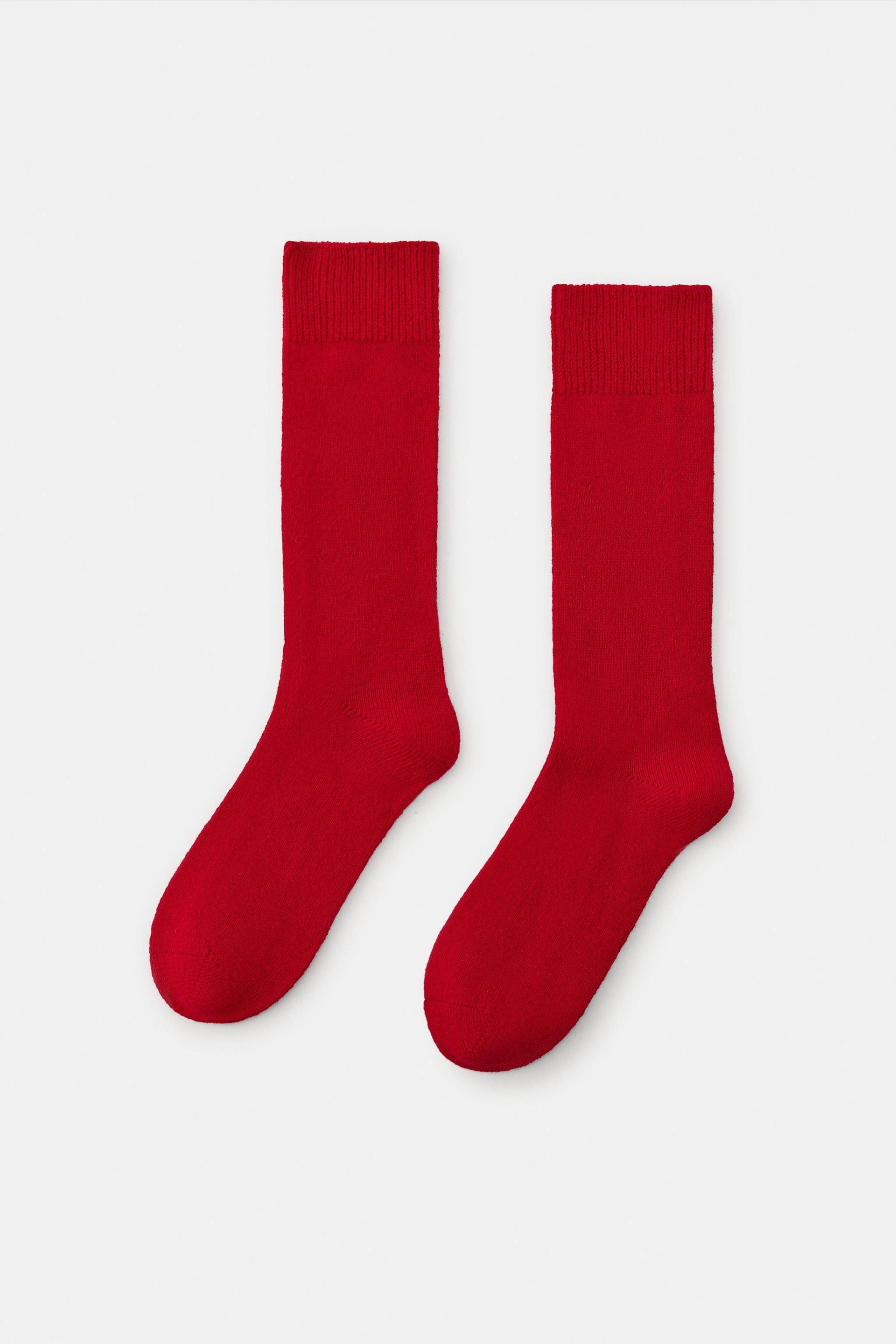 Tall Wool Blend Socks
