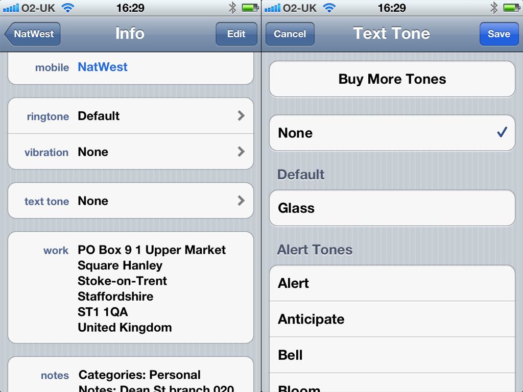Step 3: Silencing alerts for certain contacts