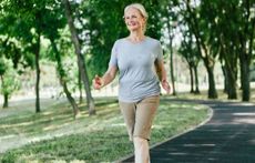 woman walking outside for exercise