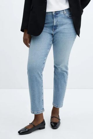 Mango Slim cropped jeans