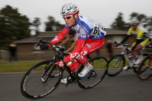 Will Walker (Drapac) during Stage 3 in Moe