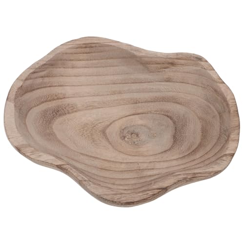 Iwowhero Wooden Bird Bath Bowl Butterfly Water Feeder, Rustic Outdoor Garden Bird Water Bath Bowl, Easy Cleaning Design, Versatile Placement for Patios and Backyard Wildlife