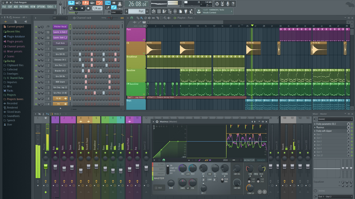 how to zoom out fl studio