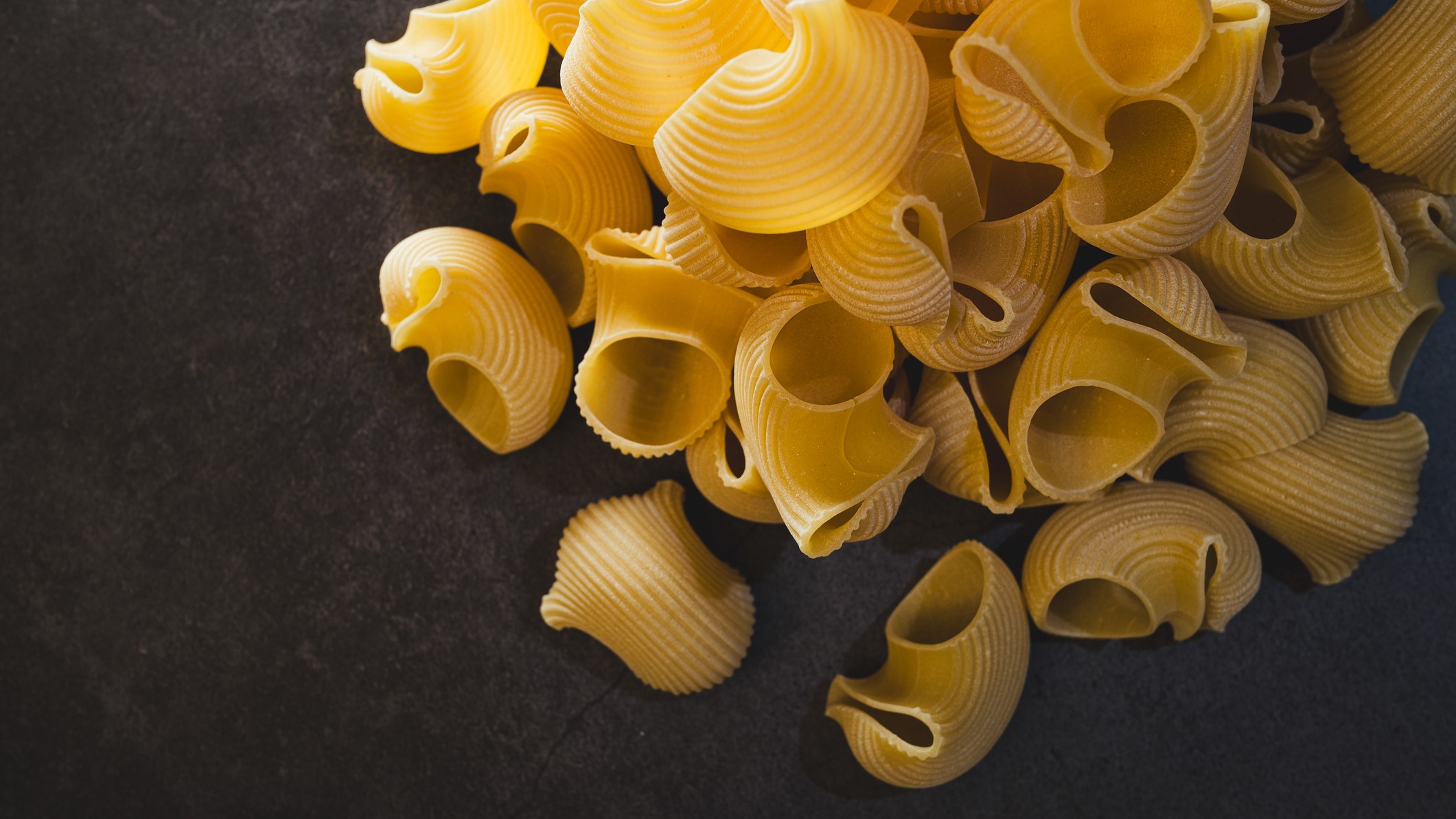 Dried pasta shapes