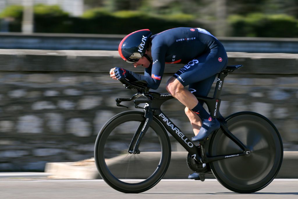 Geraint Thomas (Ineos Grenadiers) during Étoile de Bessèges - Tour du Gard 2021