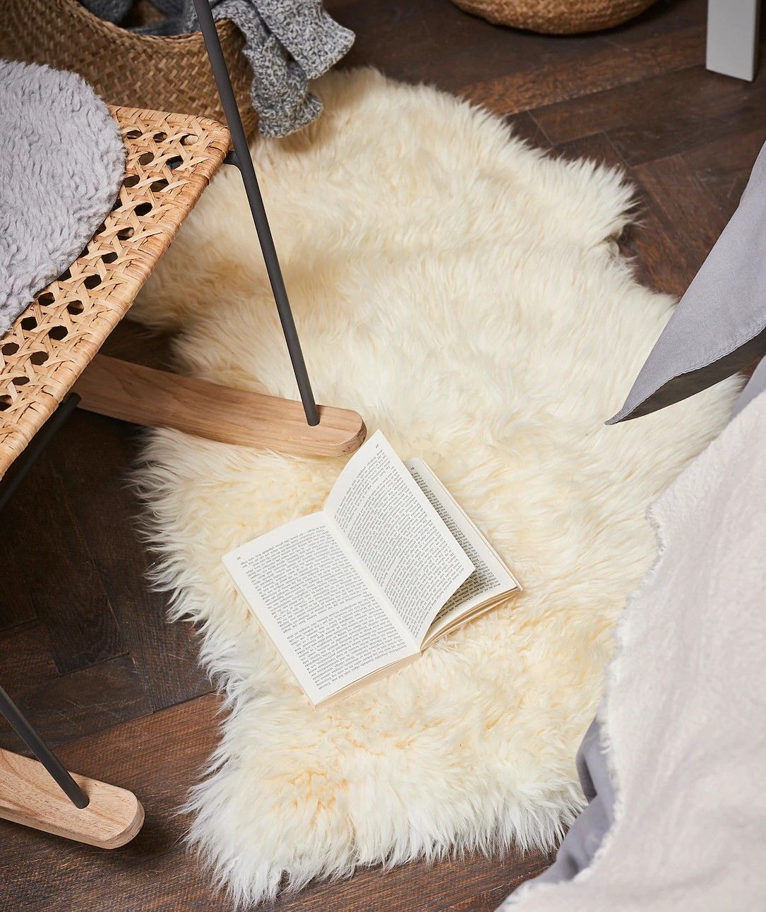 How to clean a sheepskin rug at home without damaging it | Real Homes