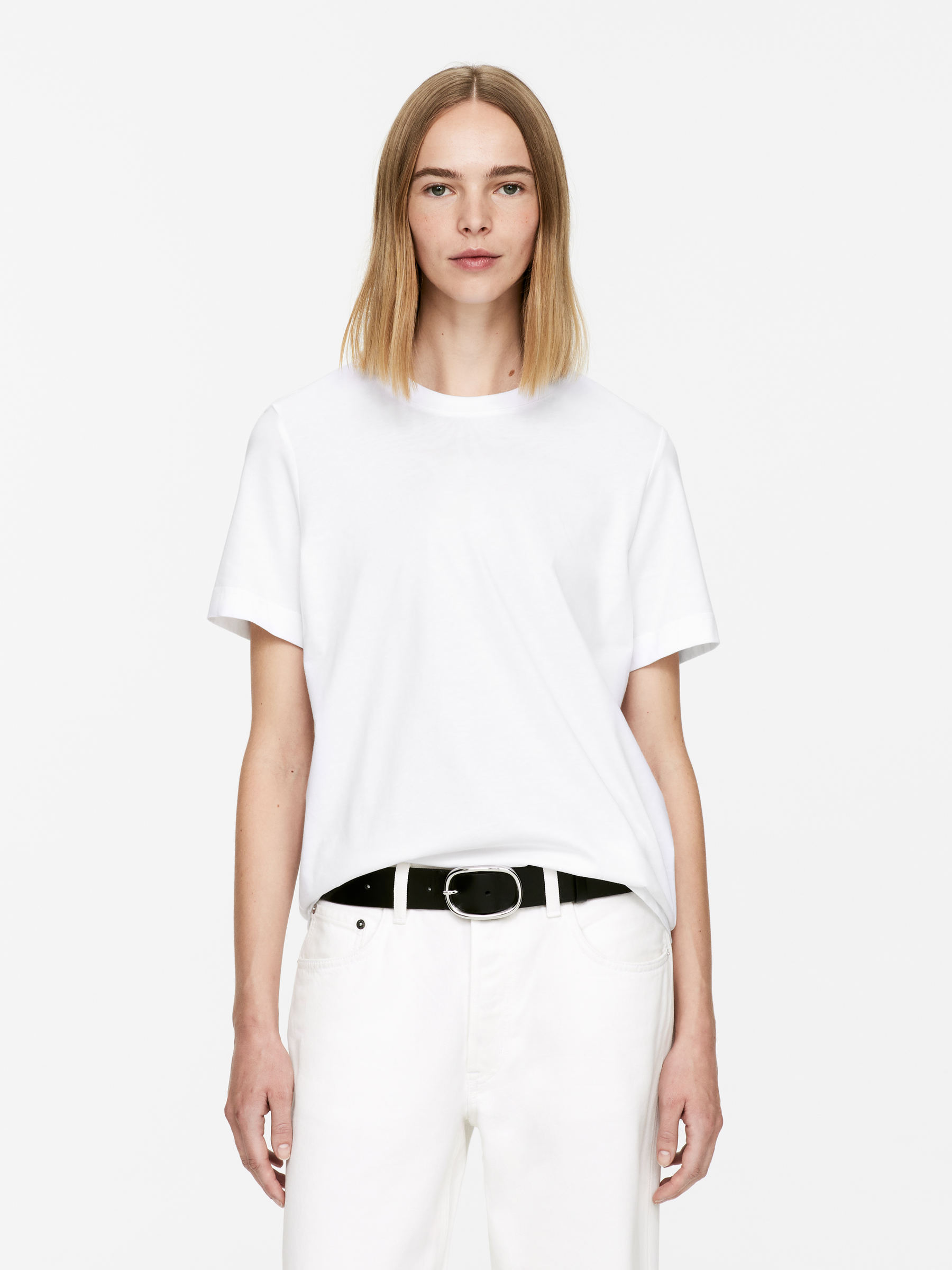 Lily Lightweight T-Shirt – White – Women – Arket Gb