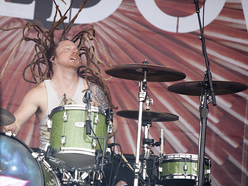 Shinedown drummer Barry Kerch