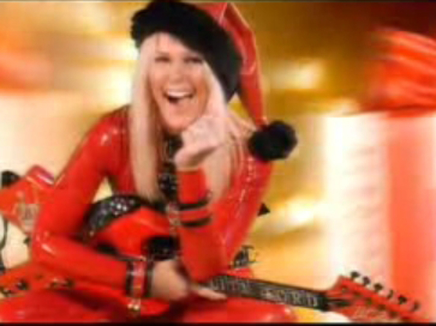 Lita Ford - not the real Santa