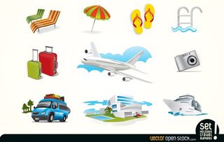 Free travel icons