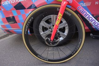 Tires used in the Tour de France Femmes gravel stage
