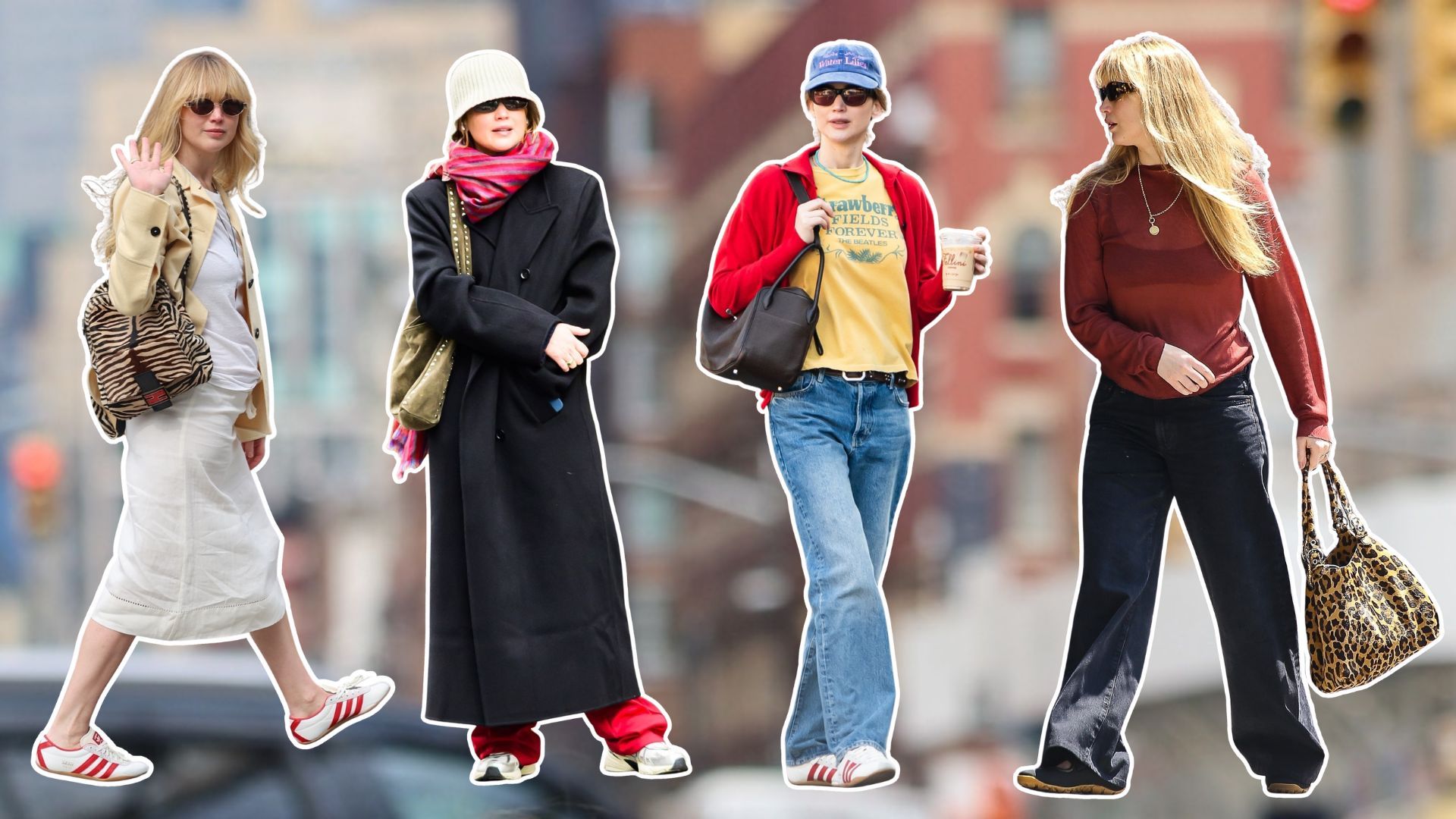 *Not* Boots and Ballet Flats—J.Law’s Chicest Looks Rely On These 5 Major Trainer Trends