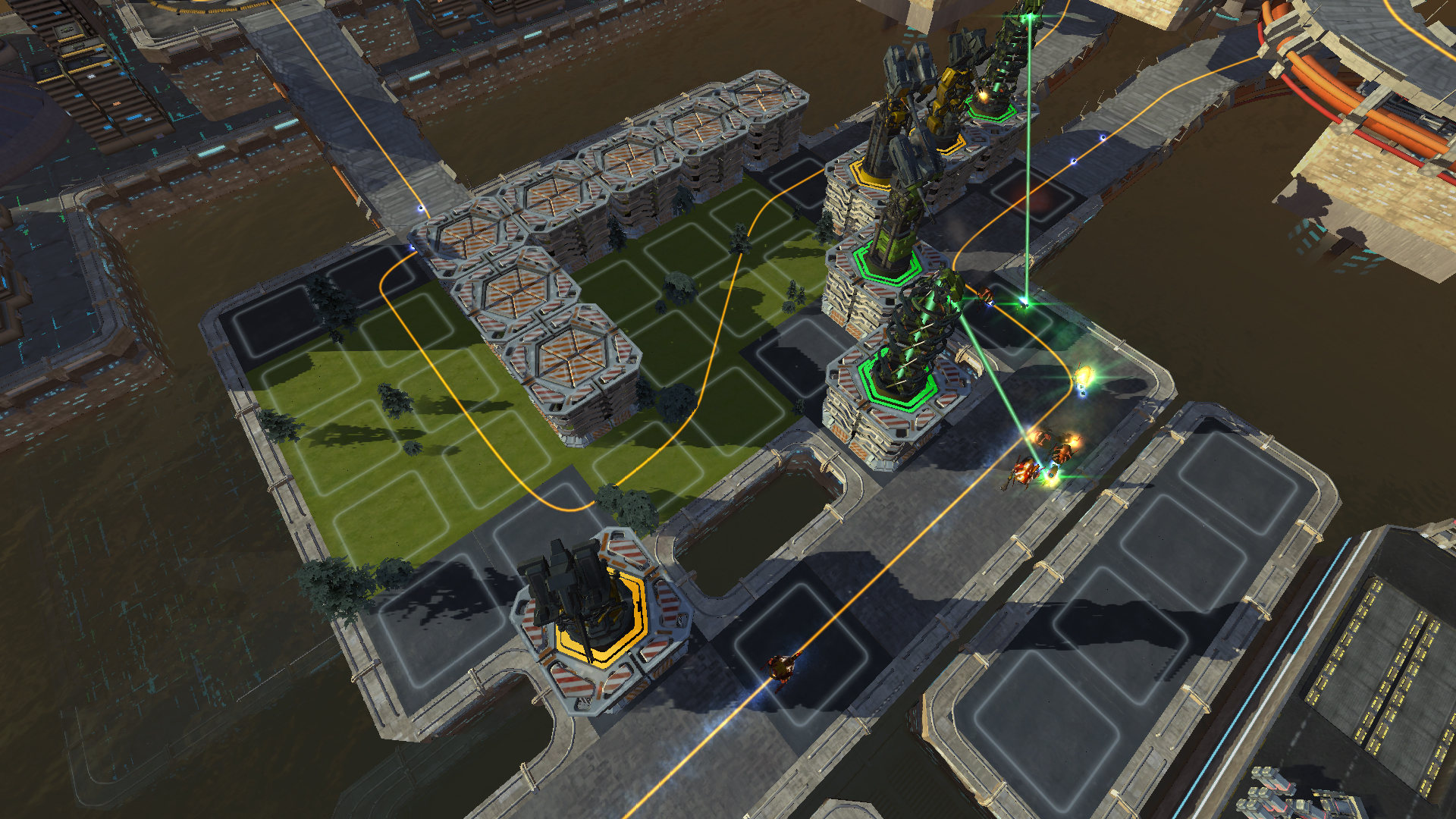 Pathing updates in real-time with your choices, showing you where the enemies will go.
