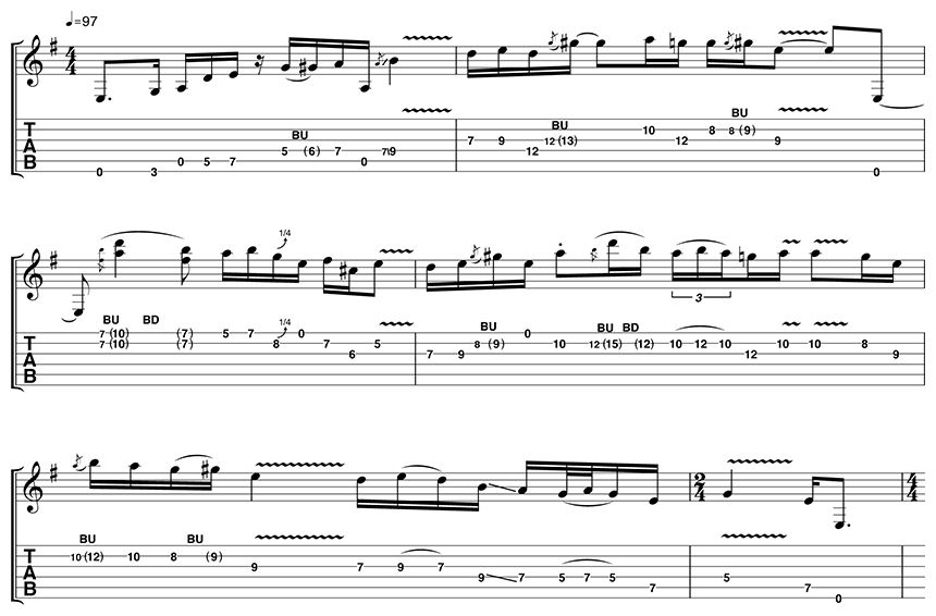 This is a really long solo, so make sure you learn it in chunks