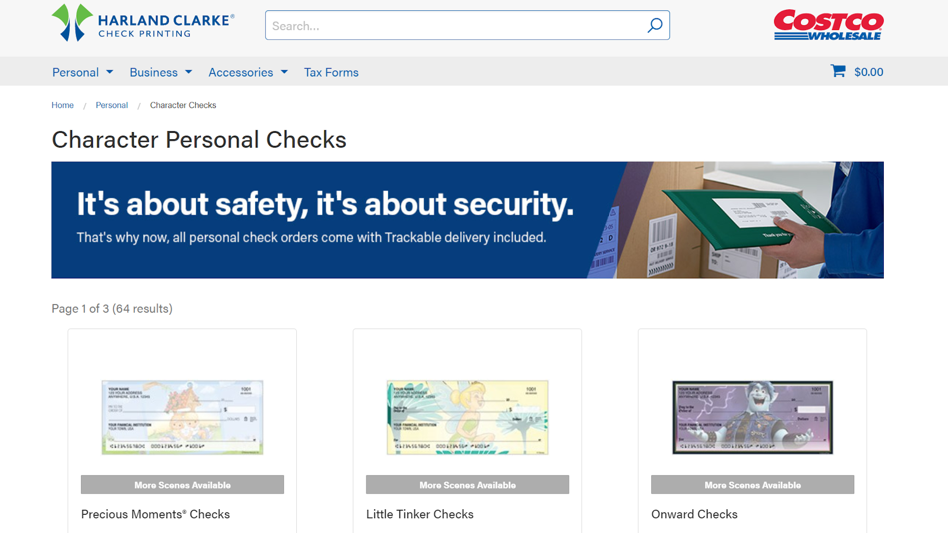 CostCo: Cheapest online check ordering service overall