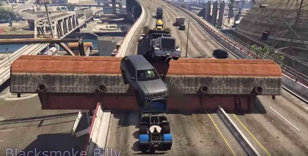 Ludicrous GTA 5 ramp truck will consume all in its rampy wake PC Gamer