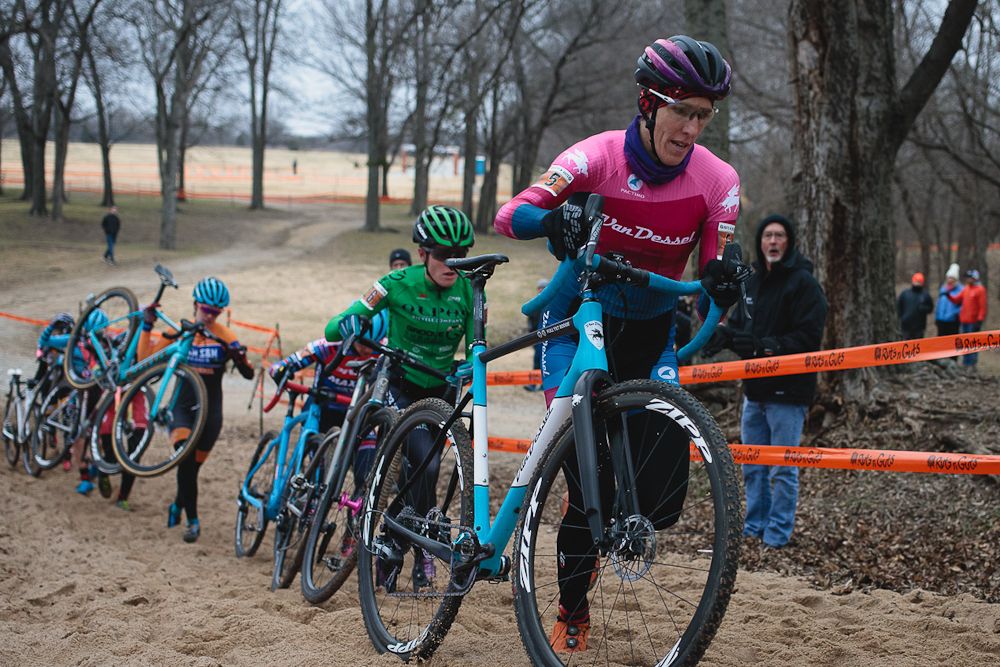 Sunny Gilbert leads the pack at Ruts 'n' Guts