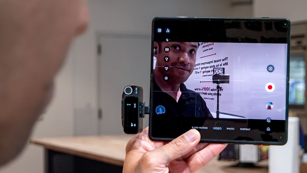 Insta360 Mic Pro used with iPhone.