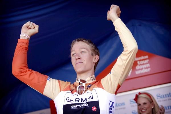 Cameron Meyer (Garmin-Cervelo) won the Santos Tour Down Under.