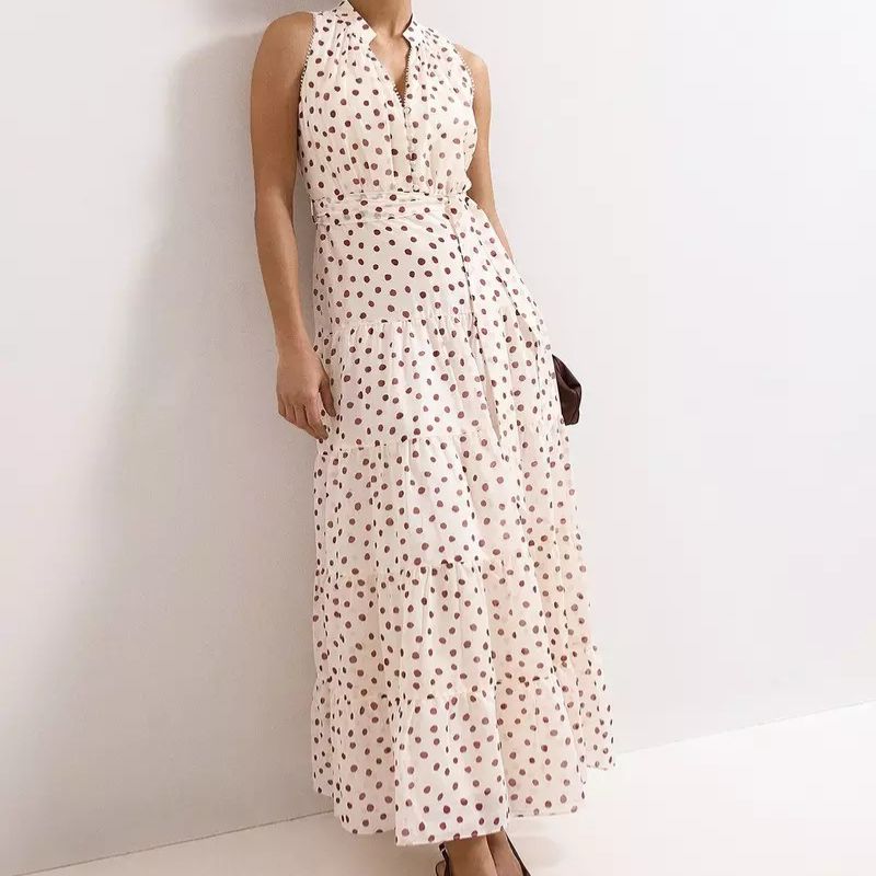 Phase Eight , Nita Polka Dot Maxi Dress