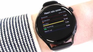 Huawei Watch 3 heart rate zone tracking