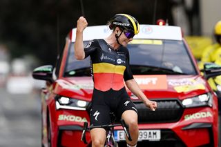 Lotte Kopecky (SD Worx) takes victory in the first stage of the 2023 Tour de France Femmes
