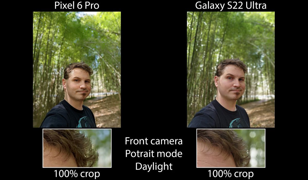 Galaxy S22 Ultra Vs Pixel 6 Pro Front Portrait
