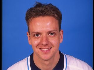 Rob Jones at an England photocall in 1995.