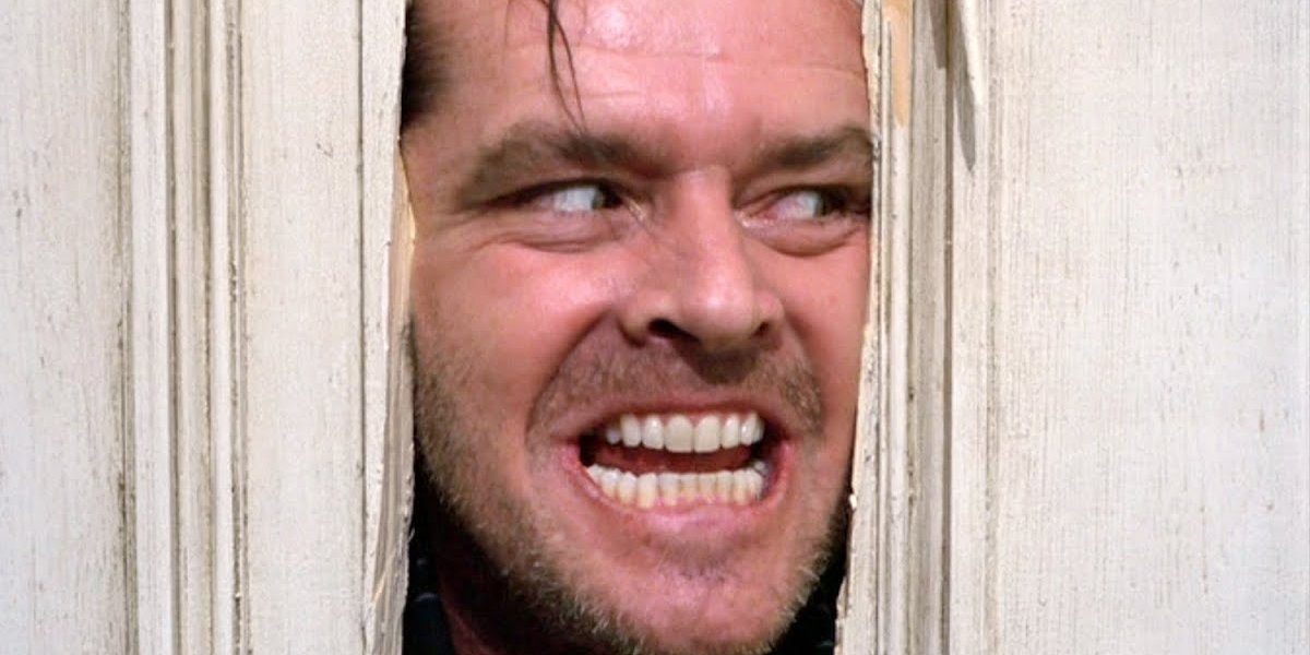 Jack Nicholson as Jack Torrance says Here&#039;s Johnny In The Shining