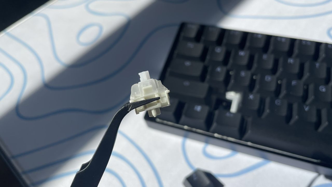 The Endgame Gear KB65HE gaming keyboard hall effect switches