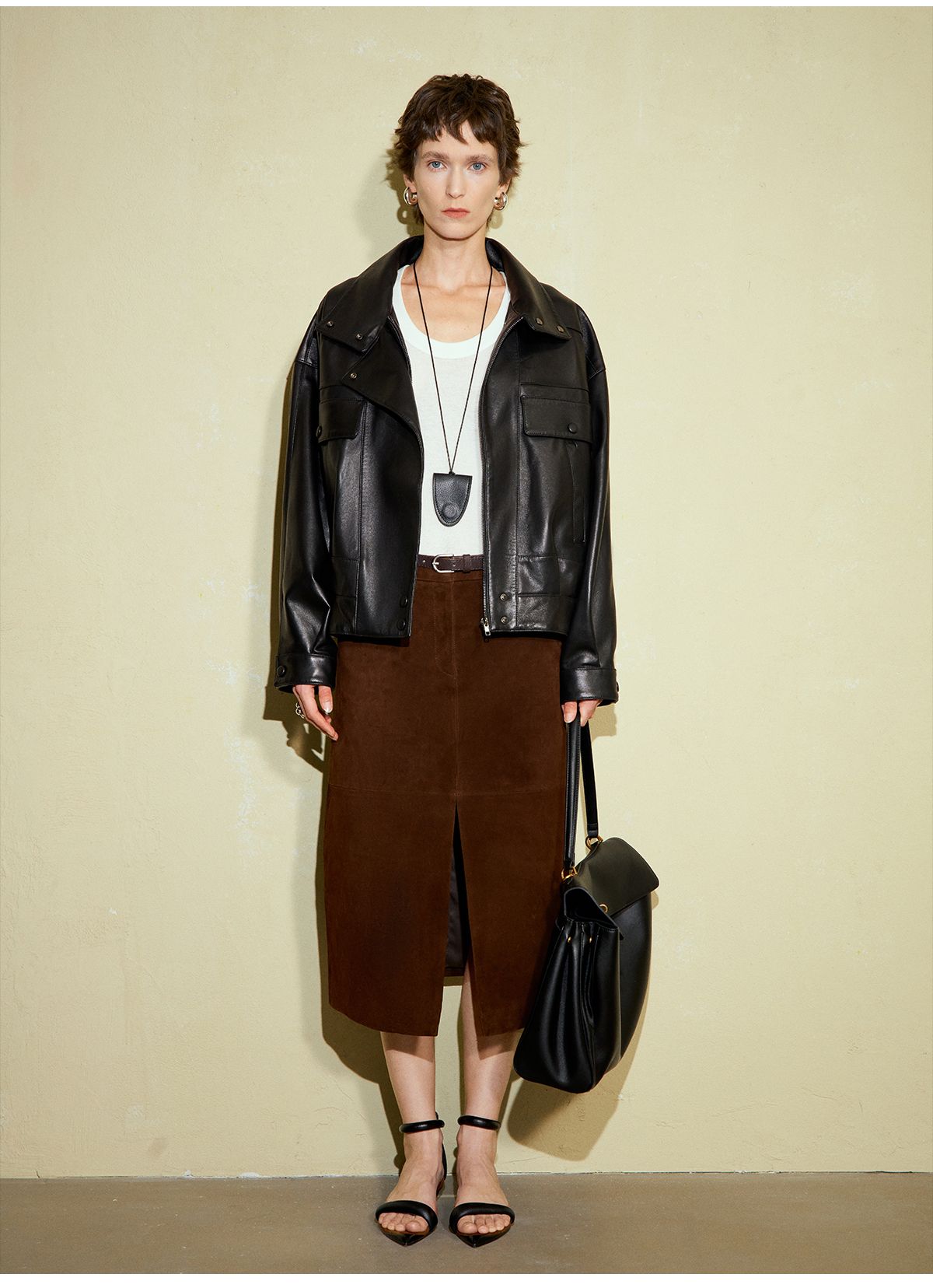 Retro Modern Sheepskin Jacket