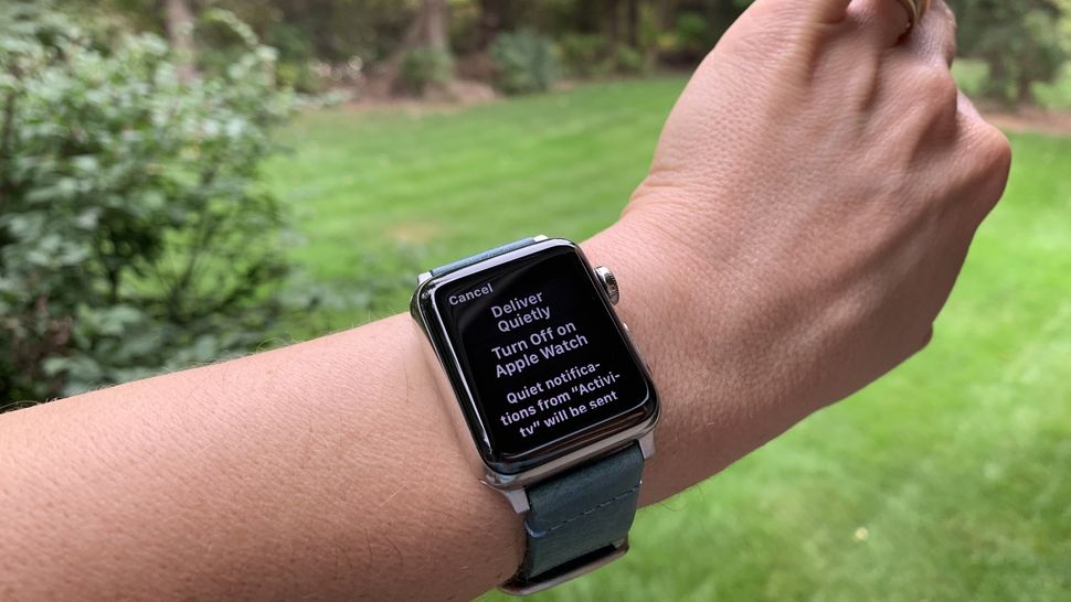 comment activer notification apple watch