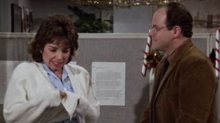 Bridget Sienna and Jason Alexander on Seinfeld